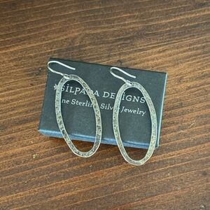 Silpada Hammered Earrings